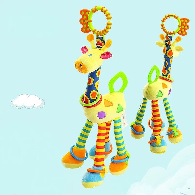 Chocalhos mordedor para bebês - Girafinha